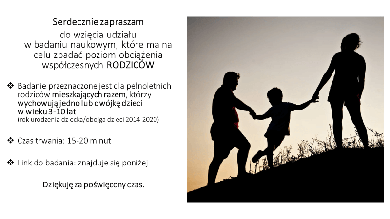 Zaproszenie Do Wypełnienia Ankiety Której Celem Jest Zbadanie Poziomu Obciążenia Współczesnych 5541